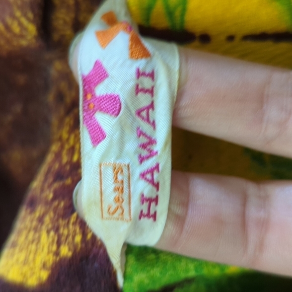 Vintage Hawaiian shirt No size tag Barkcloth - Picture 8 of 11